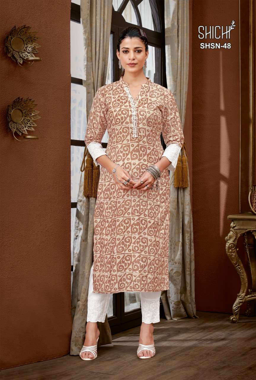 Sana By Shichi Printed Kurtis With Bottom Catalog